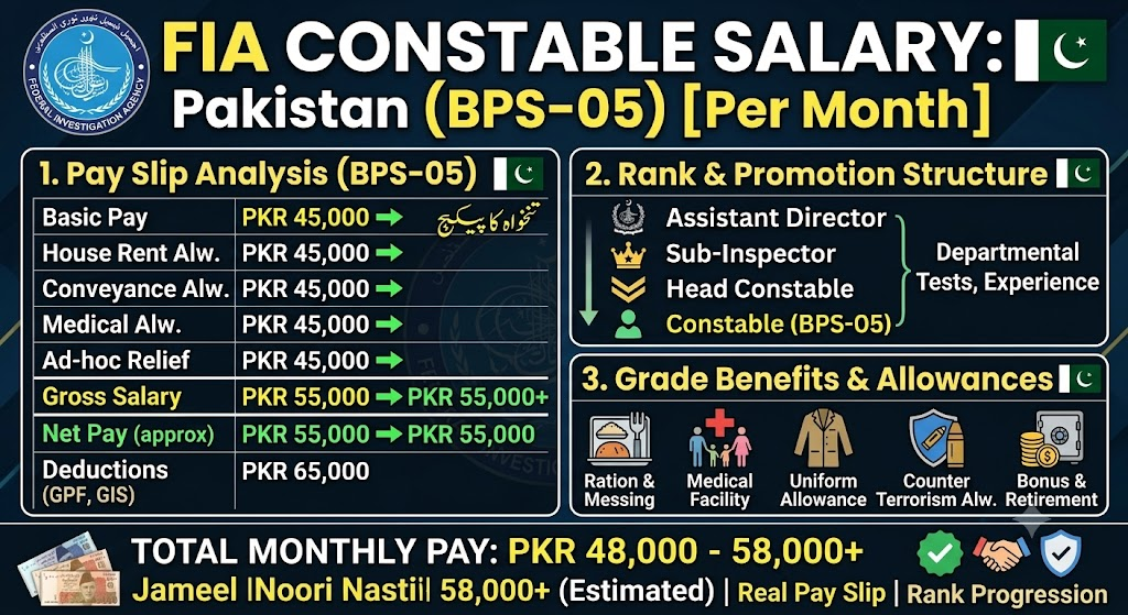 FIA Constable Salary