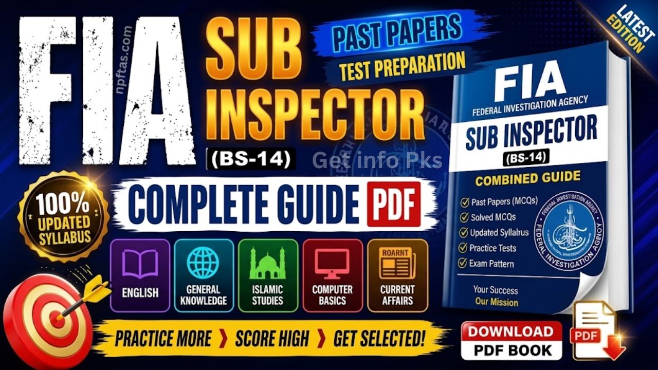 FIA Sub Inspector Jobs Test Preparation 2026
