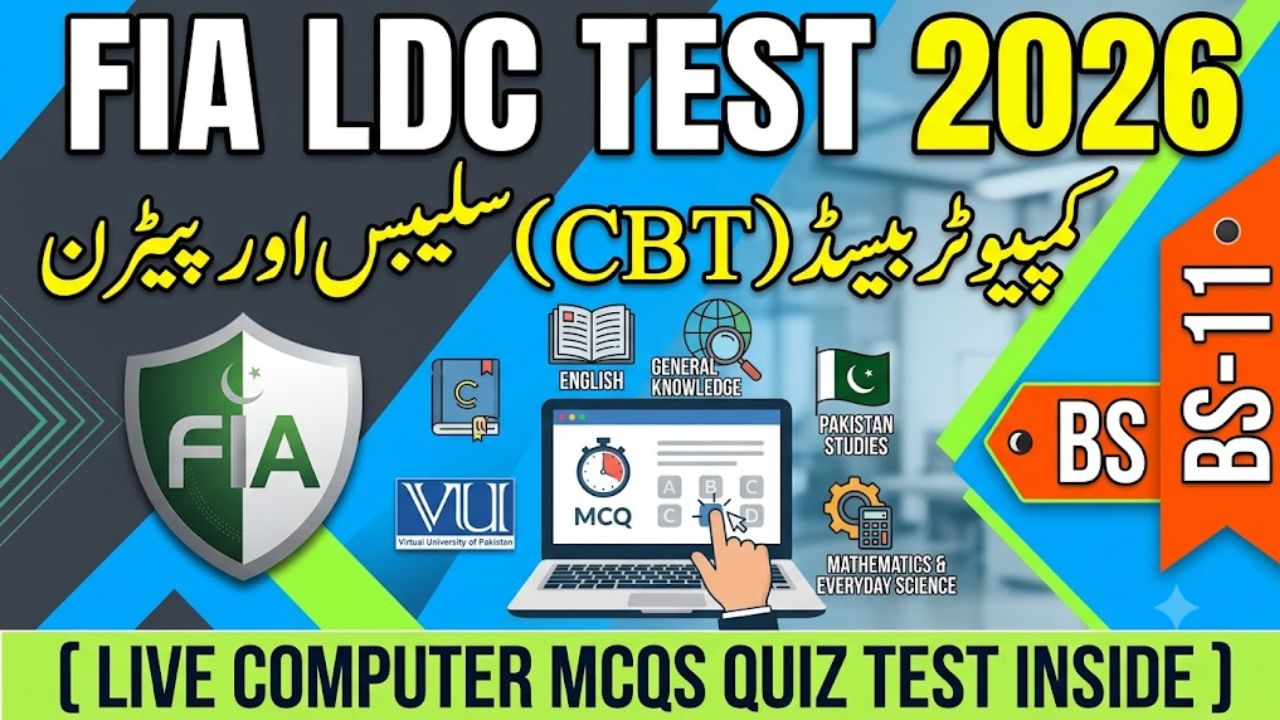 FIA Lower Division Clerk (LDC) BS-11 Test Preparation
