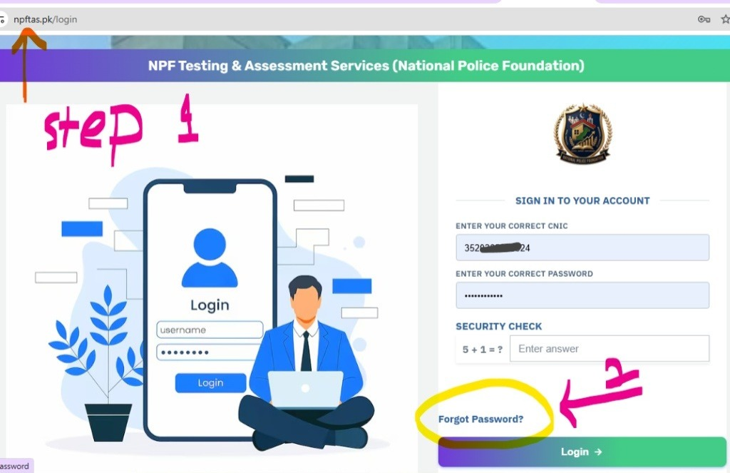 How to Reset Password of Job Portal