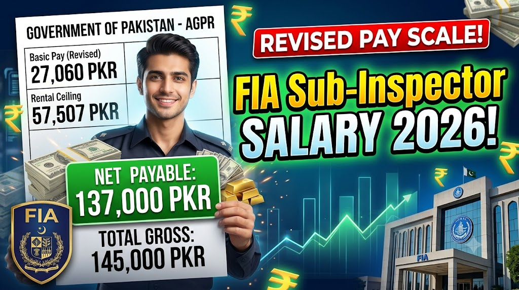 FIA Sub-Inspector (BPS-14) Salary in Pakistan