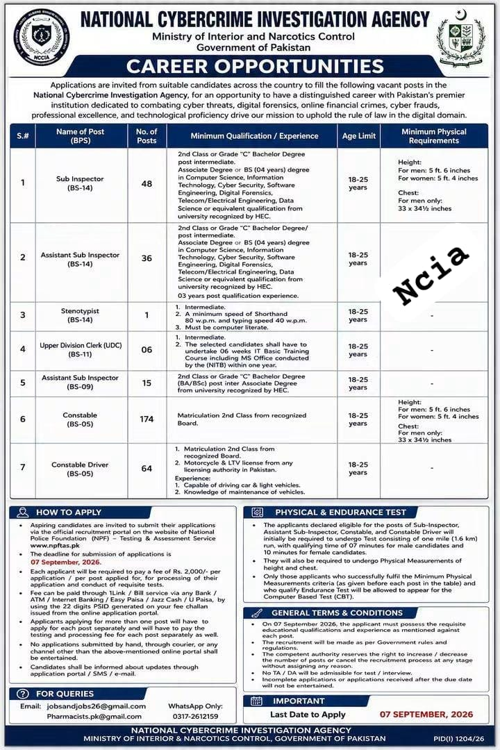 NCCIA Jobs 2026