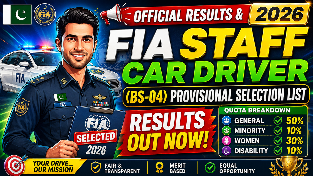 FIA Staff Car Driver (BS-04) Provisional Selection List 2026